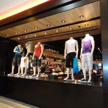 The new store display window
